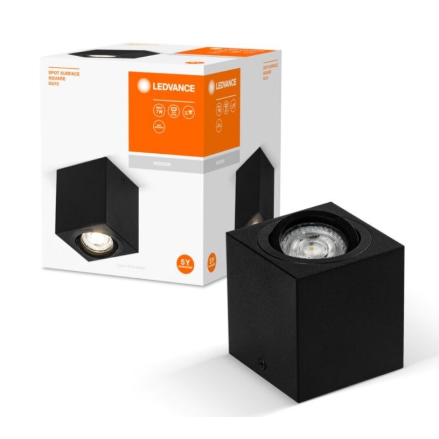 Ledvance - Reflektorska lampa SPOT 1xGU10/7W/230V crno