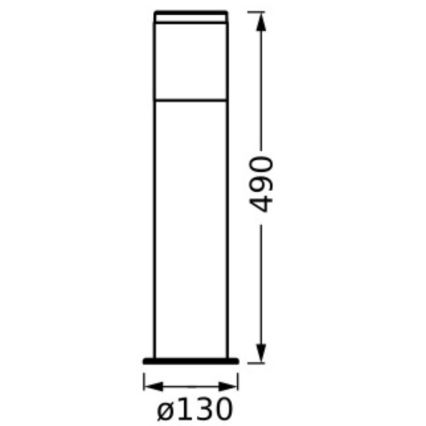 Ledvance - Spoljašnja lampa EBRO 1xE27/20W/230V IP44