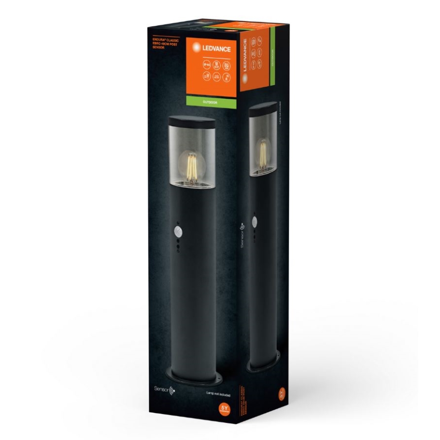 Ledvance - Spoljašnja lampa sa senzorom EBRO 1xE27/20W/230V IP44