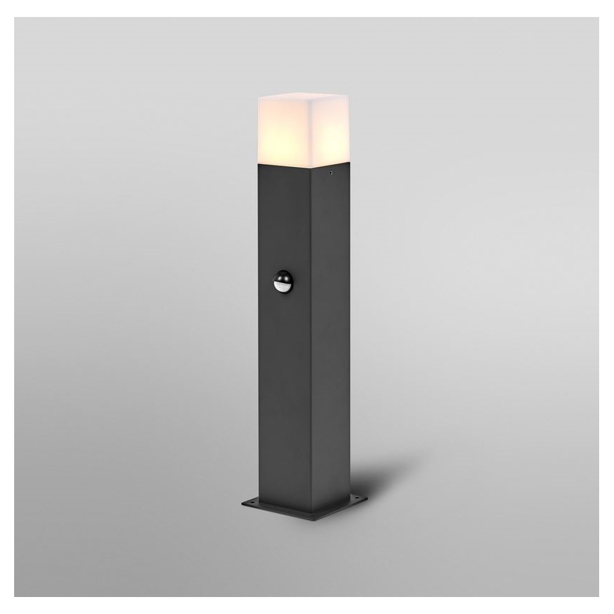 Ledvance - Spoljašnja lampa sa senzorom FIGO SQUARE 1xE27/20W/230V IP44