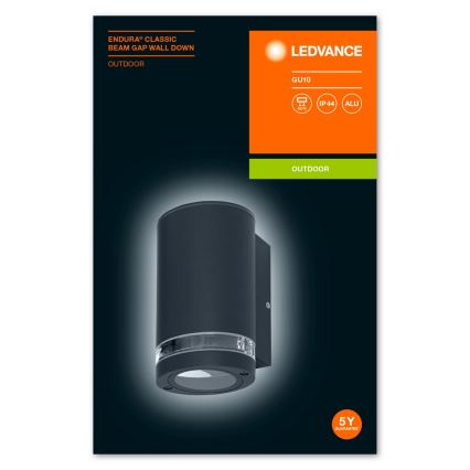 Ledvance - Spoljašnja zidna lampa BEAM 1xGU10/35W/230V IP44