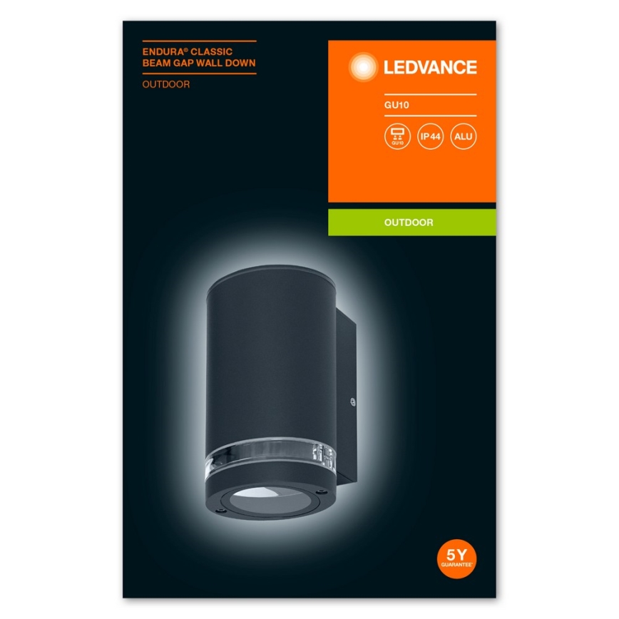 Ledvance - Spoljašnja zidna lampa BEAM 1xGU10/35W/230V IP44