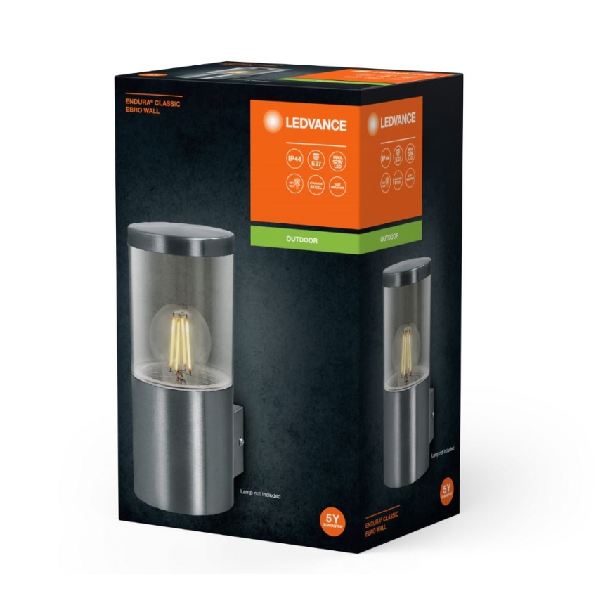 Ledvance - Spoljašnja zidna lampa EBRO 1xE27/20W/230V IP44