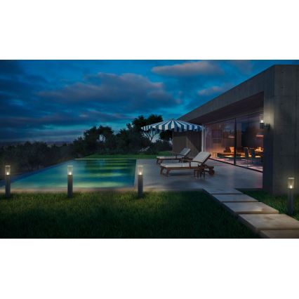 Ledvance - Spoljašnja zidna lampa FIGO CYLINDER 1xE27/20W/230V IP44