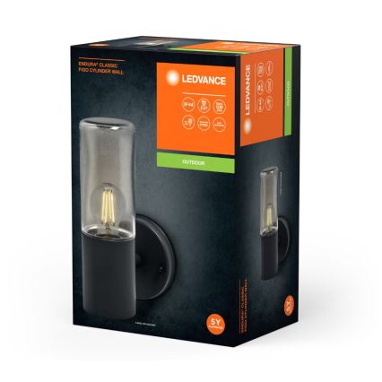 Ledvance - Spoljašnja zidna lampa FIGO CYLINDER 1xE27/20W/230V IP44