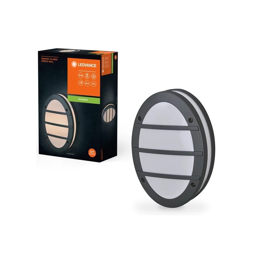Ledvance - Spoljašnja zidna lampa ORBICK 2xE27/18W/230V IP65