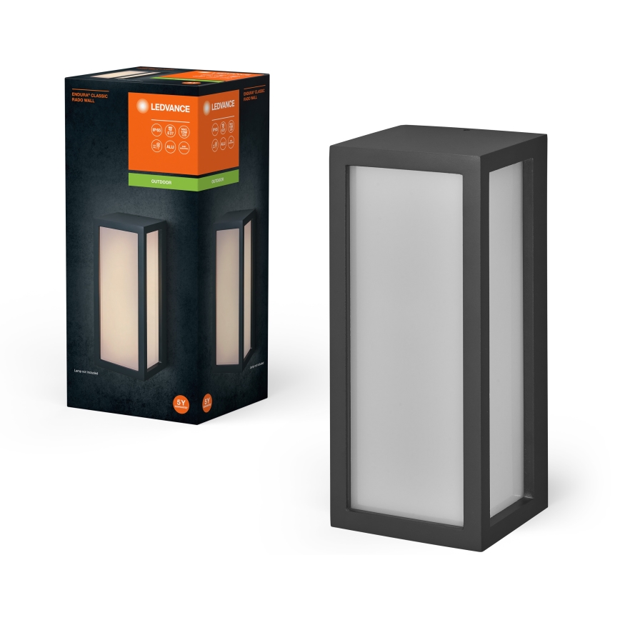 Ledvance - Spoljašnja zidna lampa RADO 1xE27/18W/230V IP65