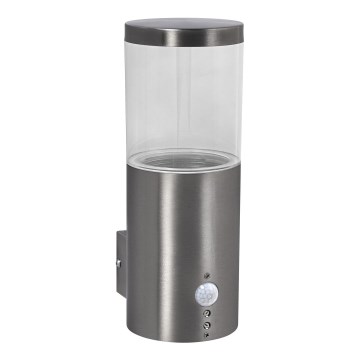 Ledvance - Spoljašnja zidna lampa sa senzorom EBRO 1xE27/20W/230V IP44