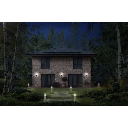 Ledvance - Spoljašnja zidna lampa sa senzorom EBRO 1xE27/20W/230V IP44