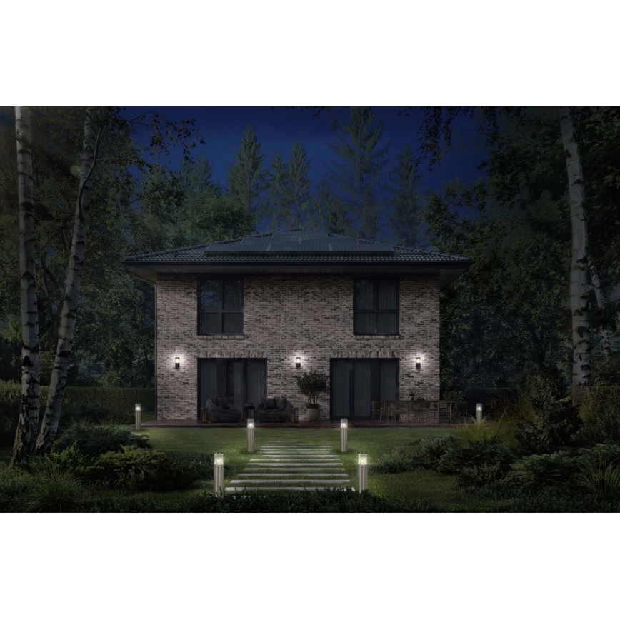 Ledvance - Spoljašnja zidna lampa sa senzorom EBRO 1xE27/20W/230V IP44