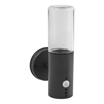 Ledvance - Spoljašnja zidna lampa sa senzorom FIGO CYLINDER 1xE27/20W/230V