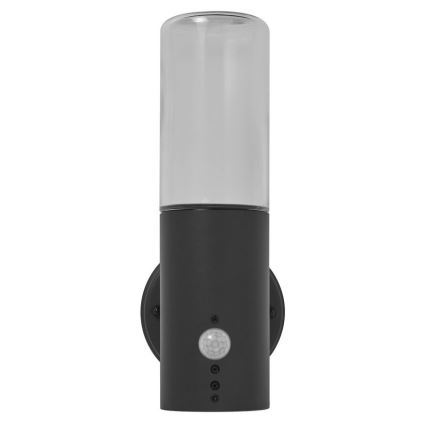 Ledvance - Spoljašnja zidna lampa sa senzorom FIGO CYLINDER 1xE27/20W/230V