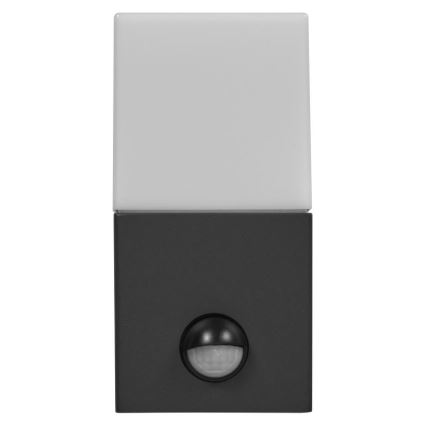 Ledvance - Spoljašnja zidna lampa sa senzorom FIGO SQUARE 1xE27/20W/230V