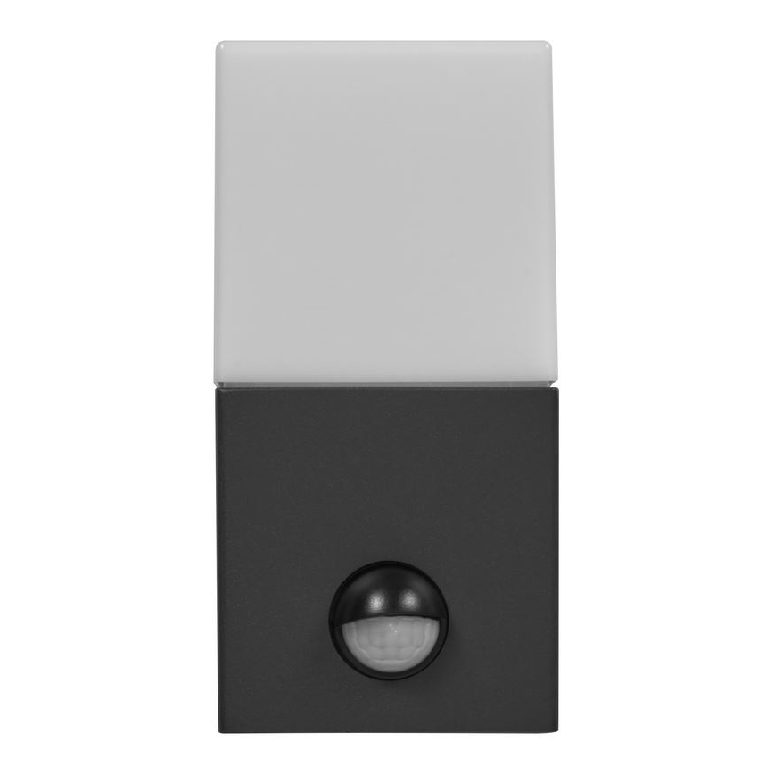 Ledvance - Spoljašnja zidna lampa sa senzorom FIGO SQUARE 1xE27/20W/230V