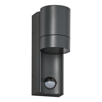 Ledvance - Spoljašnja zidna lampa sa senzorom ISIDOR 1xGU10/35W/230V IP65