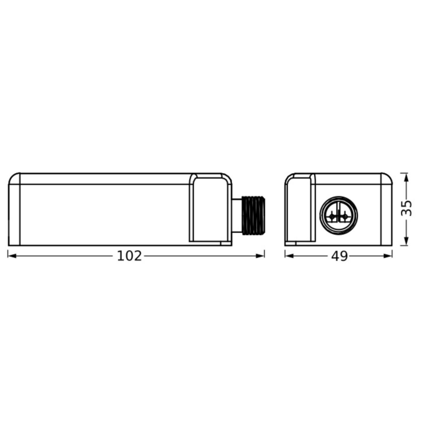 Ledvance - Spoljašnji adapter za struju ENDURA 24W/12V IP67