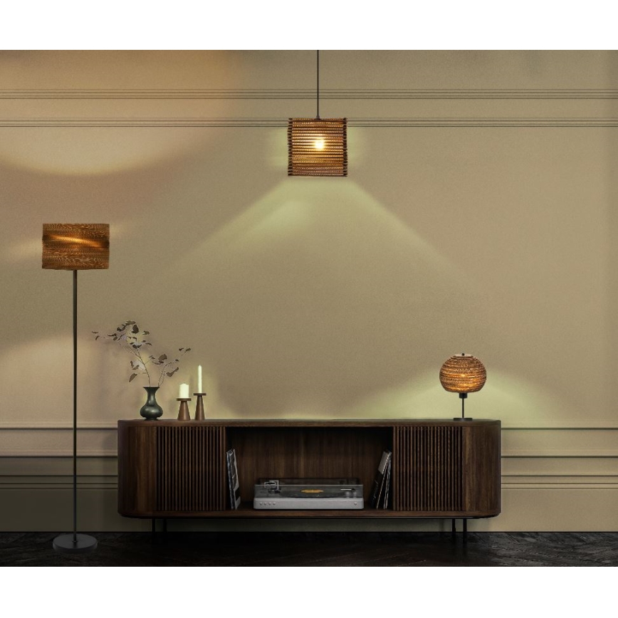Ledvance - Stona lampa DECOR CARDBOARD 1xE27/15W/230V pr. 26 cm