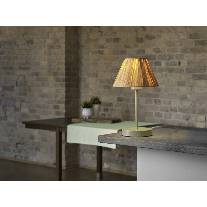 Ledvance - Stona lampa DECOR RAFFIA 1xE27/15W/230V rafija