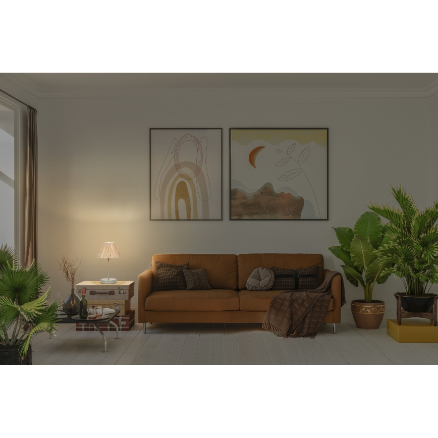 Ledvance - Stona lampa DECOR RAFFIA 1xE27/15W/230V rafija