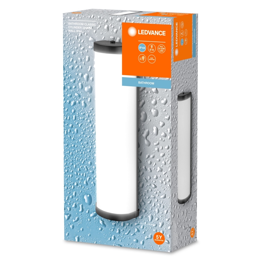 Ledvance - Zidna lampa za kupatilo BATHROOM CLASSIC 2xE14/12W/230V IP44