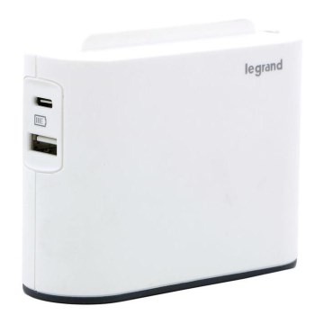 Legrand 049401 - Razdelna utičnica 2U Tip C + USB-A + USB-C bela