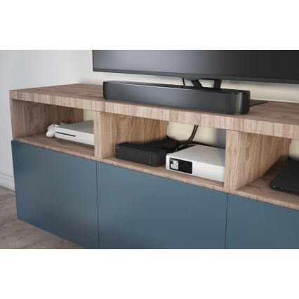 Legrand 049430 - Multimedijski HUB sa prekidačem 4U Tip E + 4U Tip C 2m crno