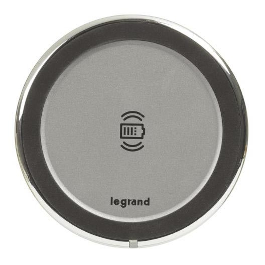 Legrand 077640L - Bežični punjač za sto 15W IP44
