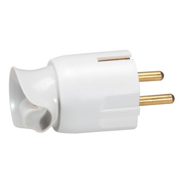 Legrand 50172 - Rotirajući utikač 2P+T 230V/16A beo
