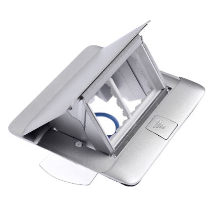 Legrand 54011 - okvir za ugradnju POP-UP 4M u stolnu ploču, aluminijum