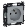 Legrand 753380 - Kućna utičnica VALENA LIFE 250V/16A 2P+T AS. aluminijum