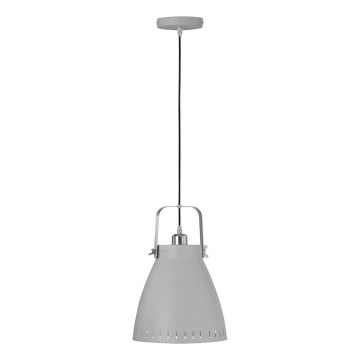 Leuchten Direkt 11059-15 - Luster na sajli EVA 1xE27/60W/230V pr. 21,5 cm sivo