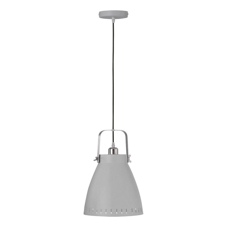 Leuchten Direkt 11059-15 - Luster na sajli EVA 1xE27/60W/230V pr. 21,5 cm sivo