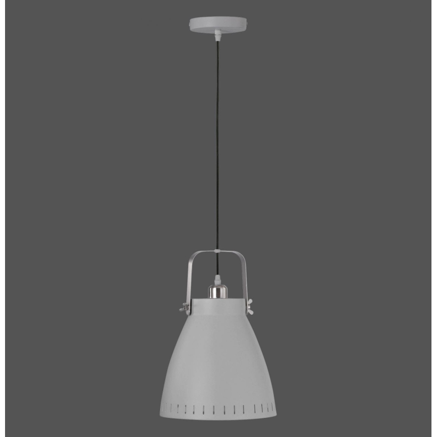Leuchten Direkt 11059-15 - Luster na sajli EVA 1xE27/60W/230V pr. 21,5 cm sivo