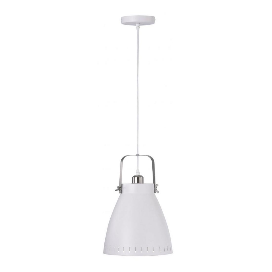 Leuchten Direkt 11059-16 - Luster na sajli EVA 1xE27/60W/230V pr. 21,5 cm bela