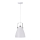 Leuchten Direkt 11059-16 - Luster na sajli EVA 1xE27/60W/230V pr. 21,5 cm bela