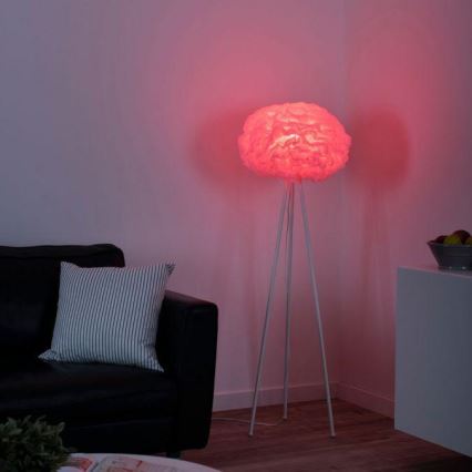 Leuchten Direkt 11212-16 - LED RGBW Prigušiva podna lampa NAOMI LED/10W/230V 2700-5000K Wi-Fi TUYA + Daljinski upravljač