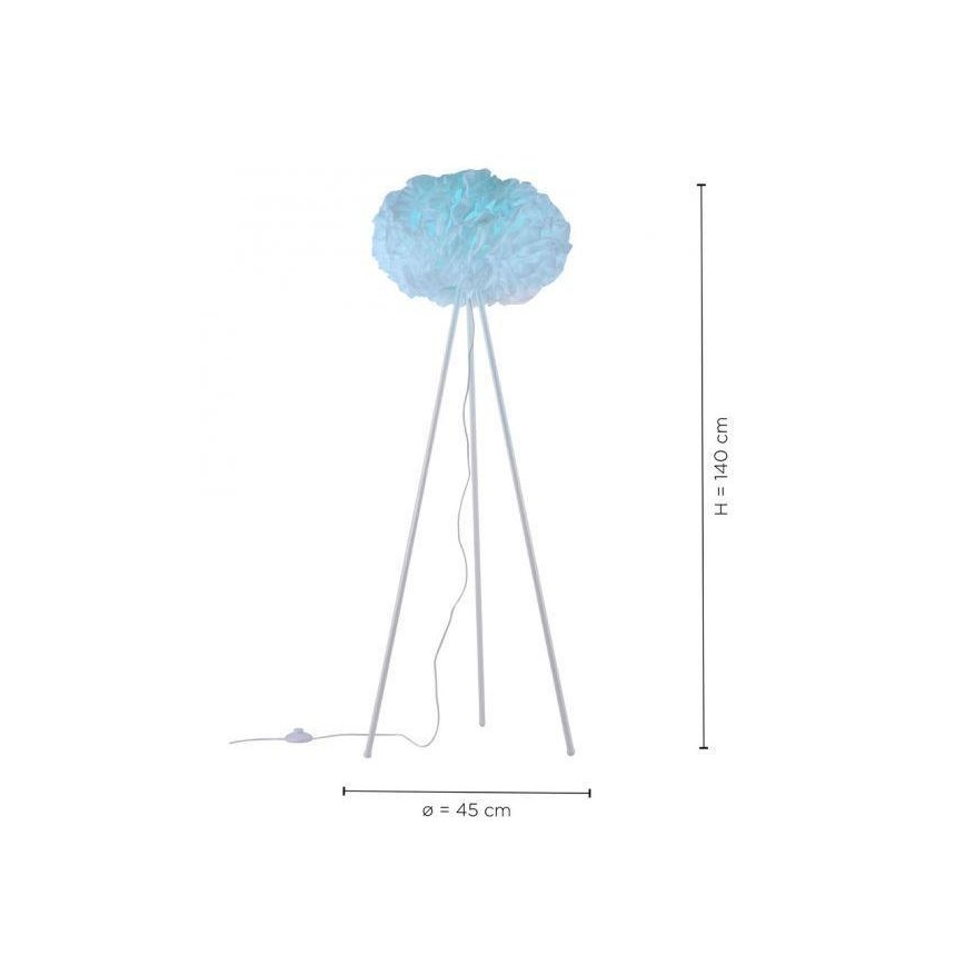 Leuchten Direkt 11212-16 - LED RGBW Prigušiva podna lampa NAOMI LED/10W/230V 2700-5000K Wi-Fi TUYA + Daljinski upravljač