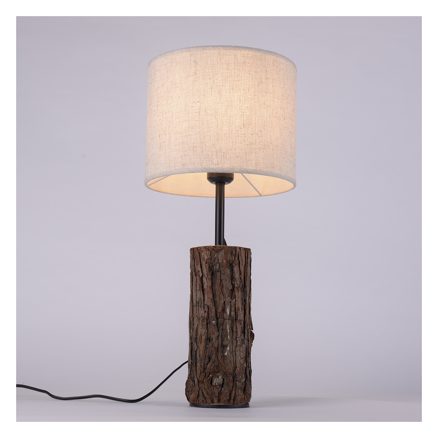 Leuchten Direkt 11233-79 - Stona lampa BARK 1xE27/40W/230V drvo
