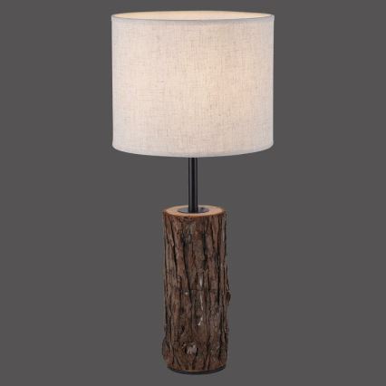 Leuchten Direkt 11233-79 - Stona lampa BARK 1xE27/40W/230V drvo