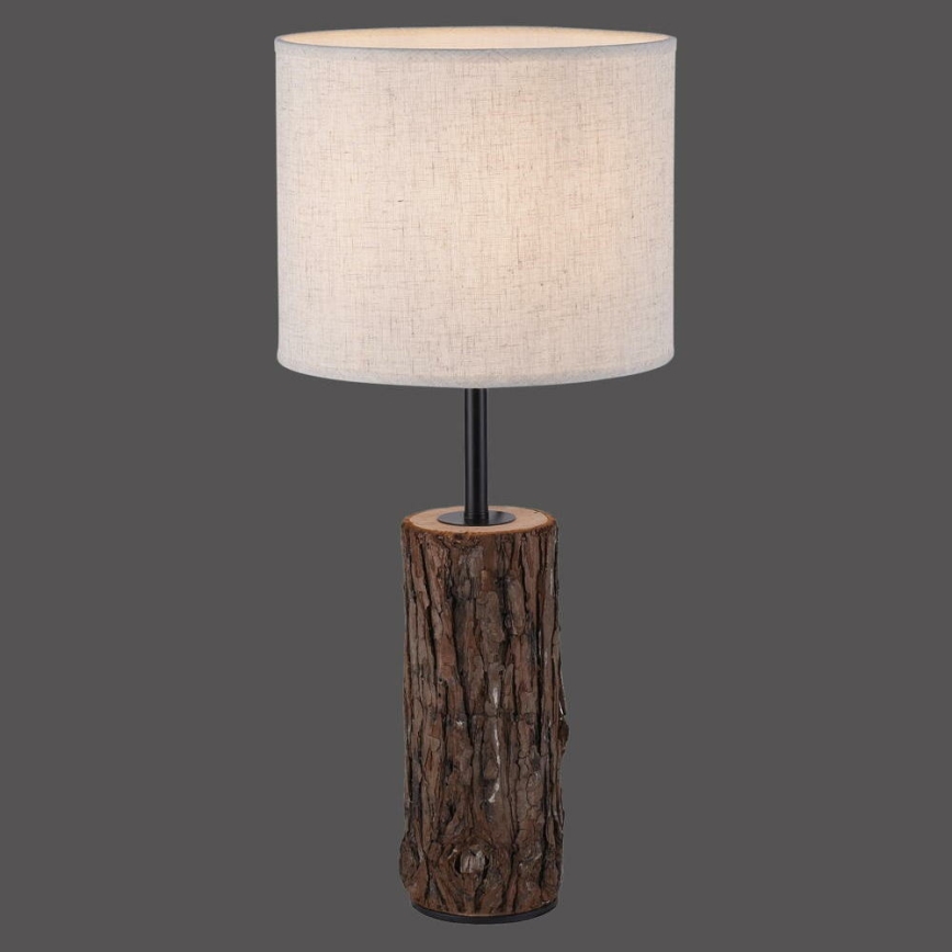 Leuchten Direkt 11233-79 - Stona lampa BARK 1xE27/40W/230V drvo