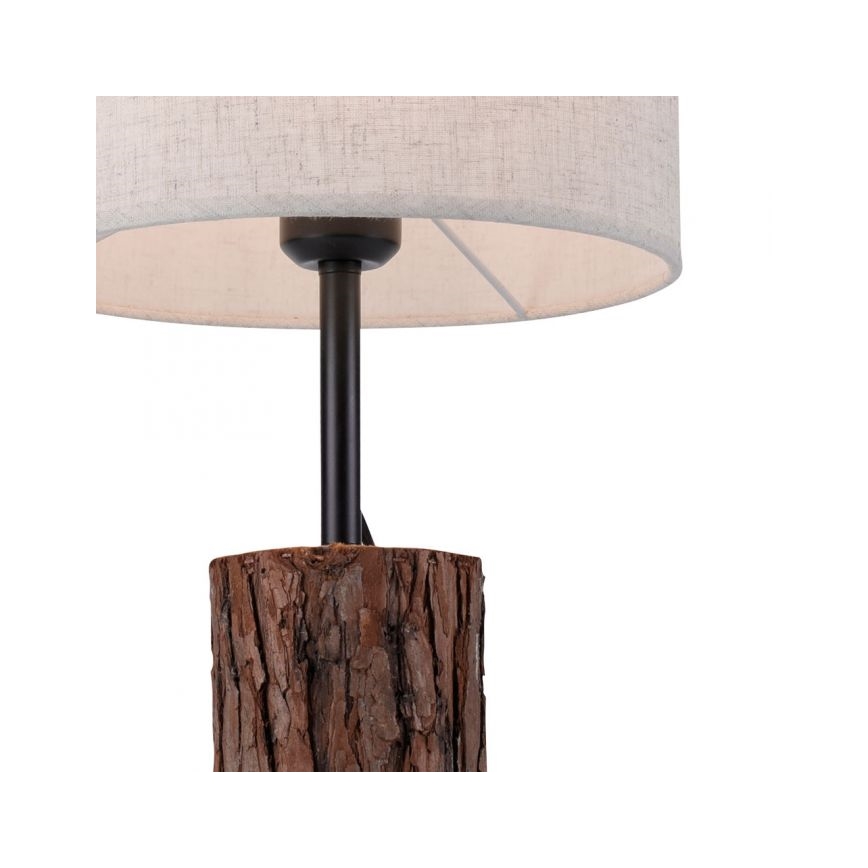 Leuchten Direkt 11233-79 - Stona lampa BARK 1xE27/40W/230V drvo