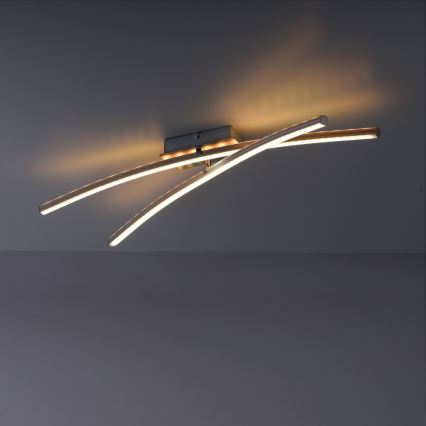 Leuchten Direkt 11255-55 - LED RGB prigušiva plafonska lampa ALINA 2xLED/8,1W/230V 2700-5000K + daljinski upravljač