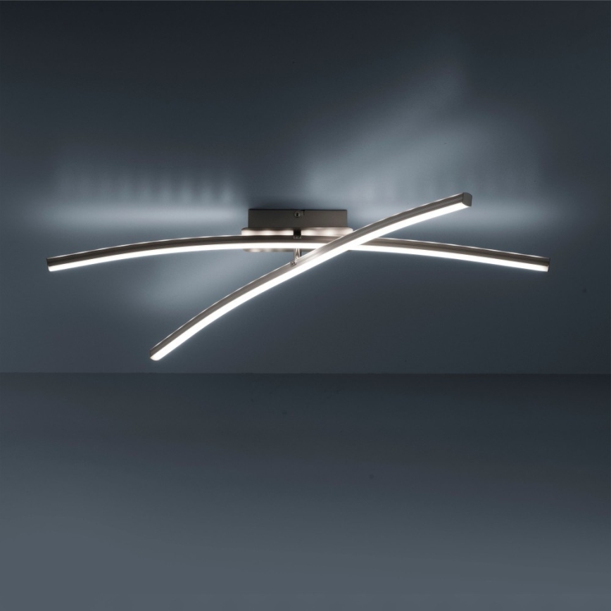 Leuchten Direkt 11255-55 - LED RGB prigušiva plafonska lampa ALINA 2xLED/8,1W/230V 2700-5000K + daljinski upravljač