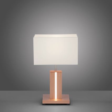 Leuchten Direkt 11421-78 - prigušiva LED stona lampa AMANDA 1xE27/40W/230V + 1xLED/5W