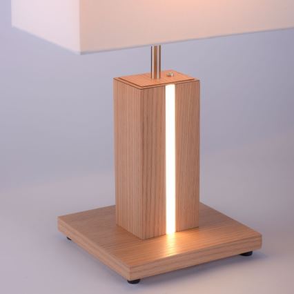Leuchten Direkt 11421-78 - prigušiva LED stona lampa AMANDA 1xE27/40W/230V + 1xLED/5W