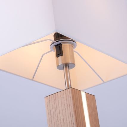 Leuchten Direkt 11421-78 - prigušiva LED stona lampa AMANDA 1xE27/40W/230V + 1xLED/5W