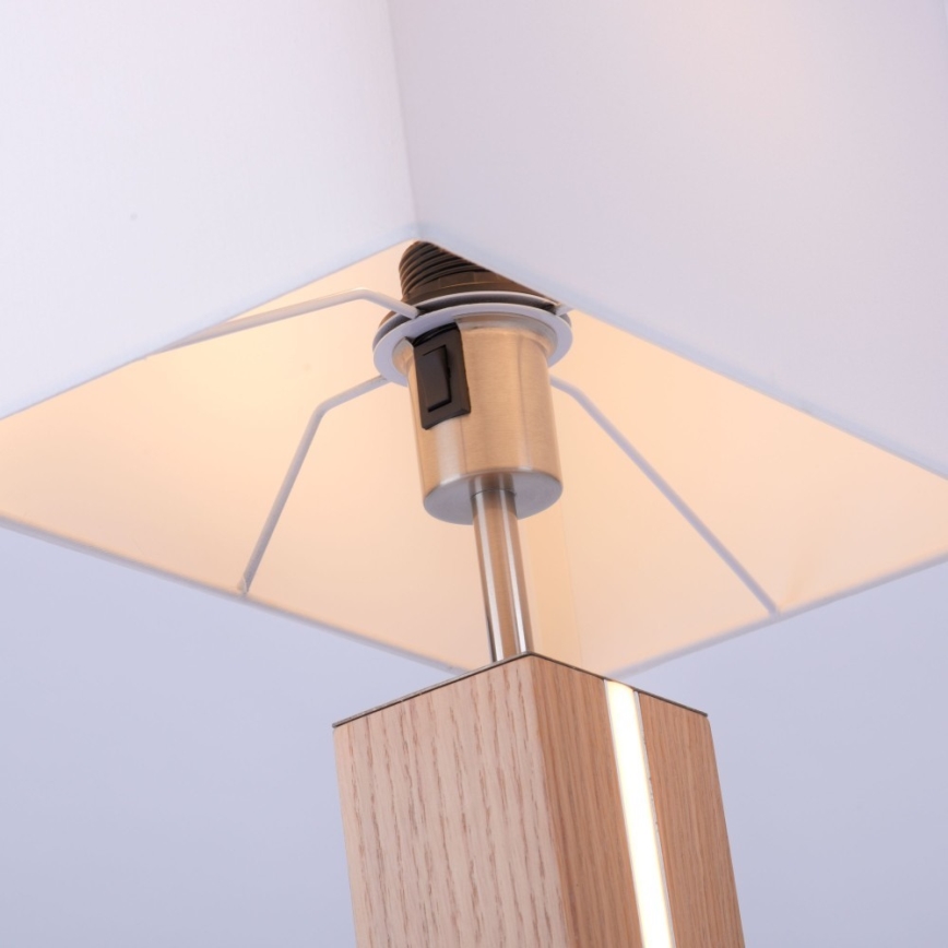 Leuchten Direkt 11421-78 - prigušiva LED stona lampa AMANDA 1xE27/40W/230V + 1xLED/5W