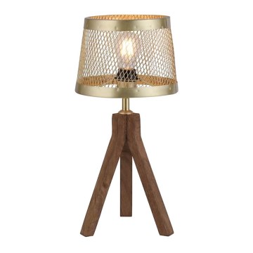 Leuchten Direkt 11423-60 - Stona lampa FREDERIK 1xE27/60W/230V drvo manga