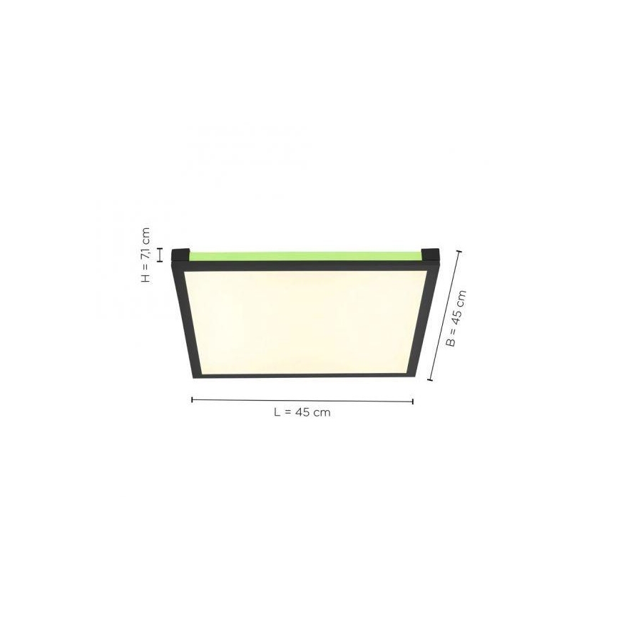 Leuchten Direkt 11621-18 - LED RGB prigušiva stropna svetiljka MARIO LED/24W/230V 2700-5000K + daljinski upravljač