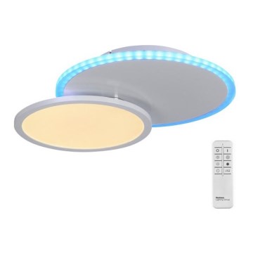 Leuchten Direkt 11662-16 - LED RGB prigušiva plafonska svetiljka ARENDA LED/21W/230V + daljinski upravljač